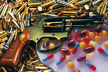 gun and doses